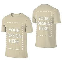Custom T Shirt Men Women Add Your Own Design Picture Photo/Text/Logo Front Back Side T-Shirt