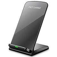 Fast Wireless Charger Stand for Samsung Galaxy S23 S22 Ultra/S21/Note 20/S20/S10+/S10e/S9/ S8+/S7 Edge Note 9/8 Qi Charging Dock for iPhone 15 14 13 12 11 Pro Max Mini Xs Xr 8 Plus SE