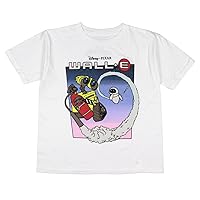Disney Wall-E Boys' Flying with Eve Space Journey Kids Graphic Print T-Shirt