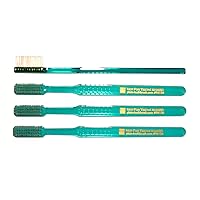 Toothbrush - Basic, EXTRA HARD, 4-Pack, Adult - Smokers
