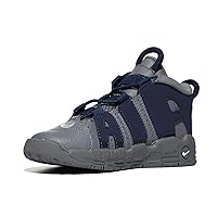 Nike Baby Boy's Air More Uptempo (Infant/Toddler) Cool Grey/Midnight Navy/White 8 Toddler M