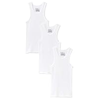 Hanes Girls 3 Pack Classics Tagless Tanks Undershirts - GNTKWH