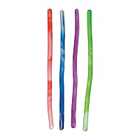 Raymond Geddes Tie Dye Noodle Fidget Toy (Set of 12) - Sensory Toys for Kids - Stress Relief Toys in 4 Tie-Dye Colors