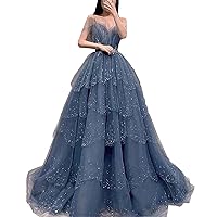 Women Beaded Bling Evening Dresses Gowns Sleeveless A Line Bridesmaid Cocktail Party Maxi Dress Wedding Dresses for Bride