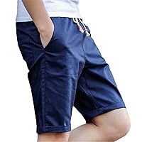 Summer Solid Color Men's Shorts Workwear Casual Sports Shorts for Male