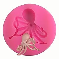 3D Octopus Silicone Resin Mold Cake Chocolate Decoration Pastry Dessert Fondant DIY Kitchen Baking Tools Silicone Molds