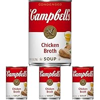 Campbell's Condensed Chicken Broth, 10.5 Ounce Can (Pack of 4)