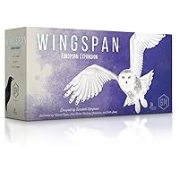Wingspan European Expansion from Stonemaier | Add to Wingspan (Base Game) | 81 Unique New Birds, New Egg Color | 1-5 Players, 70 Mins, Ages 14+