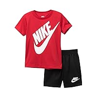 Nike Baby Boys' 2-Piece Shorts Set Outfit - University red, 18 Months