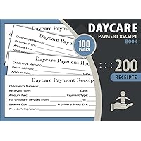 Daycare Payment Receipt: ver 200 Payment Receipt For Child Care Services,Centers, Preschool center, Home Daycares | Receipts Organizer for the Child ... and babysitting | Childcare essentials