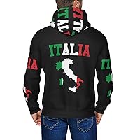 Flag Of Italian Map Hoodies Men Cardigan Unisex Classiccardigans