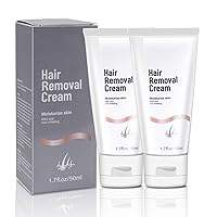 2PC Hair Removal Cream for Men and Women Crema Eepiladora para Mujer und Hombre, All Skin Types 50ml / 1.76 fl.oz (2PC)