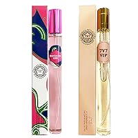 META-BOSEM 7V7 VIP/Fantastic Girl Fragrance Collection Eau de Parfum Natural Spray Travel Size Perfume for Women, Floral Fresh Scent, Wonderful Gift, Casual and Formal Use, 1.17 Fl Oz/35 Ml (Pack of 2)