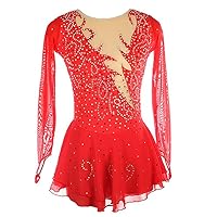 LIUHUO High Elasticity Ice Figure Skating Dress are Perfect for Practice and Competition