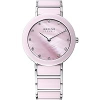 BERING Time | Women's Slim Watch 11429-999 | 29MM Case | Ceramic Collection | Stainless Steel Strap with Ceramic Links | Scratch-Resistant Sapphire Crystal | Minimalistic - Designed in Denmark