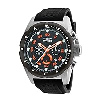 Men's 20305 Speedway Analog Display Japanese Quartz Black Watch