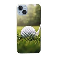 Golf Ball Print for iPhone 14 Case Drop-Proof Protection 6.1 in for iPhone 14, 6.7in for iPhone 14 Plus