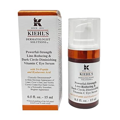 Kiehl's Powerful-Strength Dark Circle Reducing Vitamin C Eye Serum, 0.5 Ounce, 42 grams