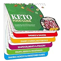 Keto Food Cooking Guide,Keto Diet Cheat Sheet Magnets Booklet,Weight Loss, Low Carb Ketogenic Meal Plan Recipes