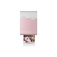 Canon SELPHY QX10 Portable Square Photo Printer for iPhone or Android, Pink