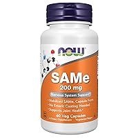 Supplements, SAMe (S-Adenosyl-L-Methionine)200 mg, Nervous System Support*, 60 Veg Capsules