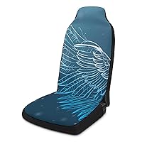 Angel Wings Car Seat Covers Comfortable Car Seat Protector Interior for Fit Most Automotive 1PCS