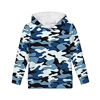 FOR U DESIGNS Pullover Sweatshirts for Kids Youth Boys Warm Winter Hoodies with Pocket