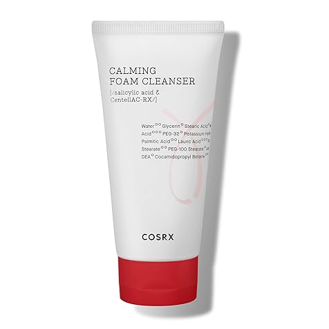 AC Collection Calming Foam Cleanser, 150ml / 5.07 fl.oz | Salicylic Acid Acne Cleanser | Animal Testing Free, Paraben Free