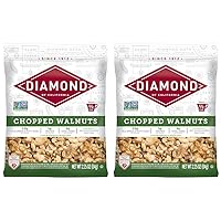 Diamond of California Chopped Walnuts, 2.25 oz, 2 Pack