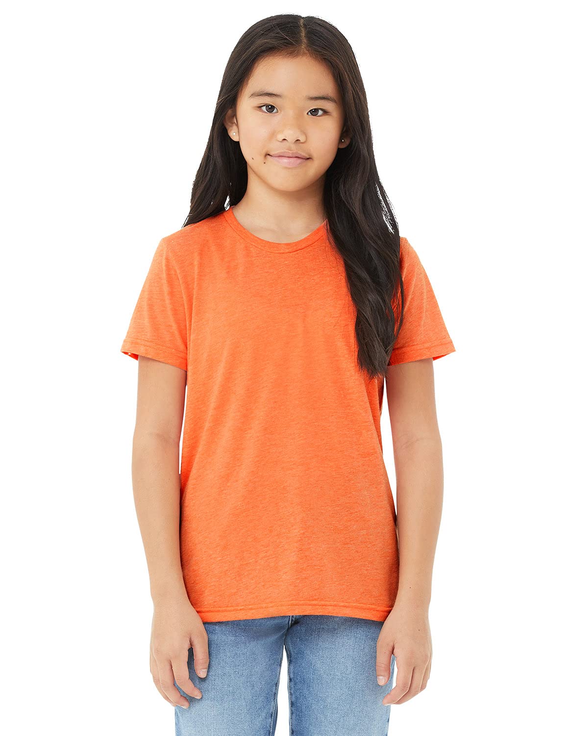 Bella Canvas Triblend Short-Sleeve T-Shirt L Orange Triblend