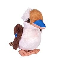 Wild Republic Pocketkins Eco Kookaburra, Stuffed Animal, 5 Inches, Plush Toy, Made from Recycled Materials, Eco Friendly