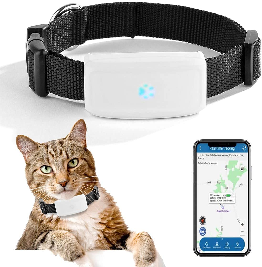 Mua ZEERKEER Pet GPS Tracker Dog GPS Tracker and Pet Finder Waterproof  Activity Monitor Tracking Device for Dogs, Cats, Pets,Kids,Elders trên  Amazon Mỹ chính hãng 2023 | Giaonhan247