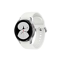 Galaxy Watch4 SM-R860NZSAXJP Smartwatch 1.6 inches (40 mm), Silver (Genuine Galaxy Product)