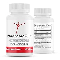 Prodrome Glia PLASMALOGEN Supplement - Supports Brain, Memory, Focus, Cognitive Function, All-Natural - Adult Men, Women, and Seniors (60 softgels)
