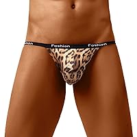 Men's Ball Pouch G Strings & Thongs Cute Jock Strap Athletic Supporters Briefs Graphic Soft Bulge Enhancement Bikini