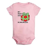 My Rolls Are Homemade Novelty Rompers, Newborn Baby Bodysuits, Infant Jumpsuits, 0-24 Months Babies One-Piece Outfits