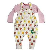 Eric Carle baby-girls Coverall Long Sleeve Bodysuit