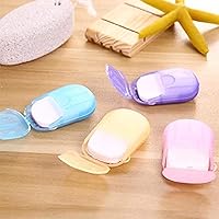 Disposable Hand Washing Cleaning Paper Soap Flakes Mini Soap Paper Travel Hand Washing Box (2 pic)