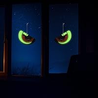 Halloween Spooky Eyes Upgrade Lighted Decoration Indoor Outdoor Glow in Dark Halloween Window Wall Door Yard Hanging Decoration