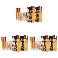 D de la Vega Color, Hair Dye Kit, Black 2.0, 2 boxes (Pack of 3)