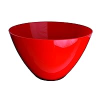 Mepra AZD23058928R Round Bowl, [Pack of 6], 28 cm, Red, Polycarbonate Dishwasher Safe Tableware