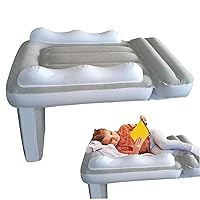 Airplane Kids Bed InflatableAeroplane Bed for Toddlers Travel Toddler Plane Bed Easy Inflatable Baby Bed Fits Most Airplane Seats,Car Seat Extender