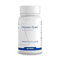 Biotics Research Pneuma-Zyme™ – Respiratory Support with Neonatal Lung. Supports Lung Healing and Repair. Upper Respiratory Health 100 Tabs