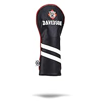 Pins & Aces Davidson College Wildcats Head Cover - Premium, Leather, Headcover - NCAA Officially Licensed, Tour Quality Golf Club Cover - Style & Customize Your Golf Bag (Fairway)