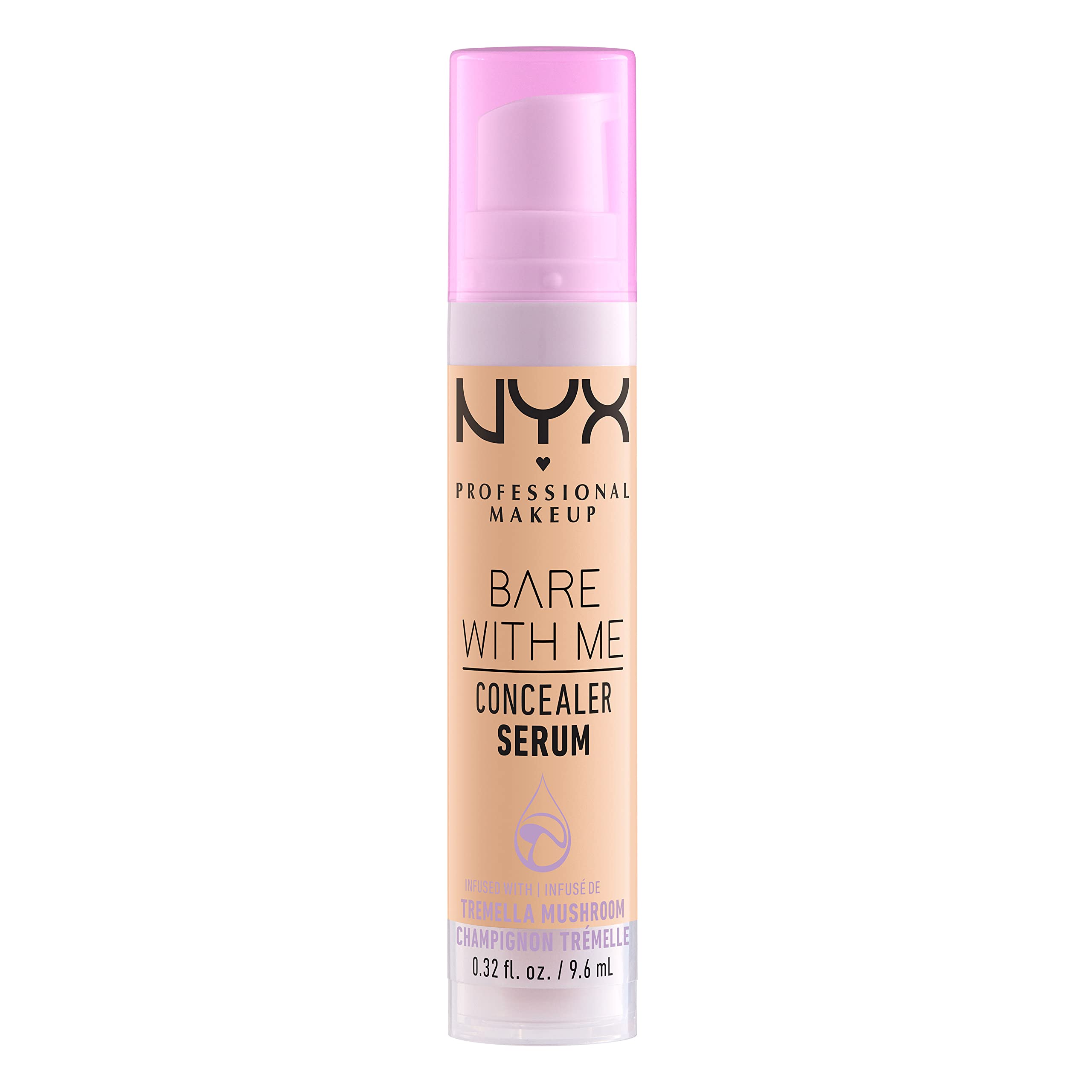 NYX PROFESSIONAL MAKEUP Bare With Me Concealer Serum, Up To 24Hr Hydration - Beige