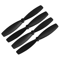uxcell RC Propellers 55mm CW CCW 2 Wing Main Rotors Black 2 Pairs
