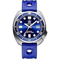 Amoy Men Automatic Watches, Diver Watch for Men Turtle Mechanical Wristwatches Military Diving 200M Water Resistant C3 Luminous Sapphire Ceramic Bezel NH35