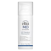 EltaMD AM Restore Face Moisturizer, Light Moisturizer Face Cream Lotion, Made with Niacinamide and Hyaluronic Acid, 1.7 oz Pump