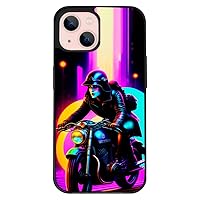 Woman Motorcycle Rider iPhone 13 Case - Unique Phone Cases - Unique Present Ideas Multicolor