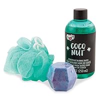 Fashion Angels 76837 Coconut Scented Stars Bath Bomb Gift Set, Multi